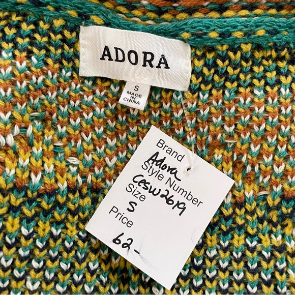 ADORA NWT Multicolor Knit Cardigan - Picture 4 of 16